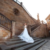 Connie & Fodo - Pre-Wedding photo shooting in Prague - Bride Portrait in Prague