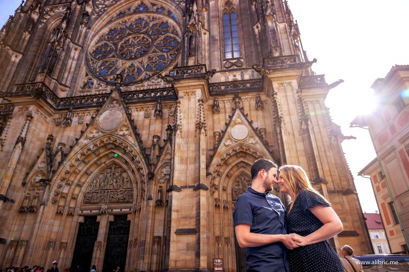 Photo shooting in Prague Castle Photo shooting in Prague Castle