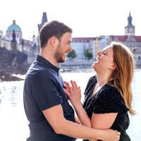 Engagement photo shooting in Prague