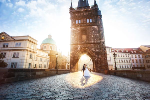 Pre-wedding photo shooting in Prague