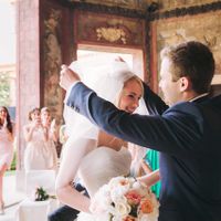 Christina & Leonid - Wedding in Vrtba Garden - Groom and Bride on Registration