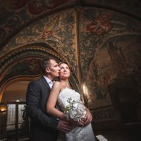 Irina & Eugene - beautiful wedding in Prague - Wedding Couple in Prague Hall