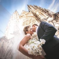 Irina & Eugene - beautiful wedding in Prague - Lovely Bride in Prague Castle