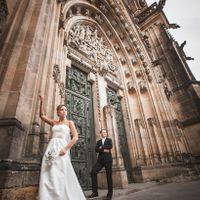 Irina & Eugene - beautiful wedding in Prague - Wedding Photo in Prague Castle