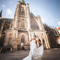 Irina & Eugene - beautiful wedding in Prague - Dancing Bride in Prague