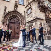 Ksenia & Mark - wedding ceremony in Old town Hall - Kissing Wedding Couple