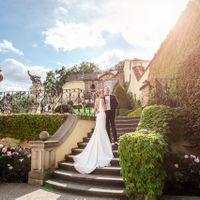 Ksenia & Mark - wedding ceremony in Old town Hall - Wedding Couple in Prague Vrtba Garden