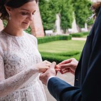 Natalie & Alex - wedding shooting in Ledeburg garden - Exchange Wedding Rings