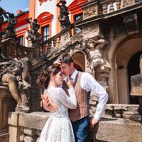 Natalie & Alex - wedding shooting in Ledeburg garden - Lovely Wedding Couple in Castle