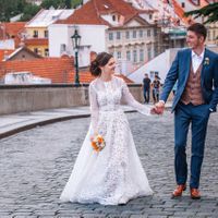 Natalie & Alex - wedding shooting in Ledeburg garden - Wedding Couple in Prague Castle