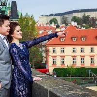 Sylvia & Ricko - Gorgeous couple from Indonesia - Pre Wedding Photo With Amazing Prague View