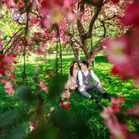 Sylvia & Ricko - Gorgeous couple from Indonesia - Beautiful Pre Wedding Photo From Prague Garden