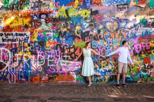 Julia & Vlad - Lovely couple from Russia Lovely couple in Prague
